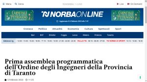 norba on line 5 febb 2023