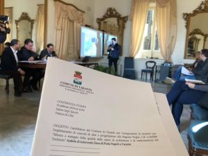 Comune di Taranto, firma protocollo Urbanistica 19 febb 2019