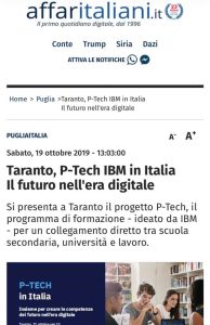AFFARI ITALIA 19 OTT 2019