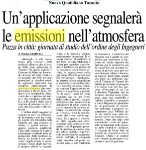 EMISSIONI ODORIGENE QUOTIDIANO 22 SETT 2018