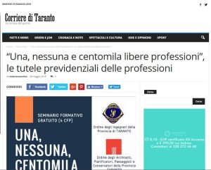 INARCASSA 31 MAGGIO CORRIERE TA