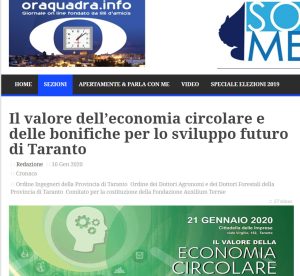 ORAQUADRA 16 GEN 2020