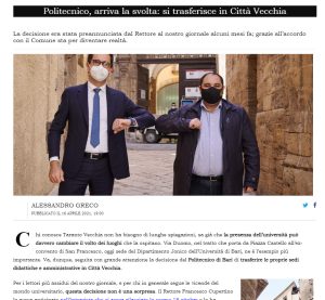 Politecnico Corriere di Taranto 18 apr 2021