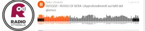 RADIO cittadella intervista Zizzi 1.3.2021