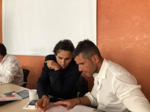 Raffaele Convertino e tecnici Firotek - seminario su rischio legionella (4 lug 2019)