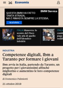 SOLE 24 ORE 21 OTT 2019