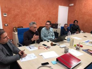 Da destra, i consiglieri Laterza, Iudici, Rochira, Murgia e Merlino (6 marzo 2019)