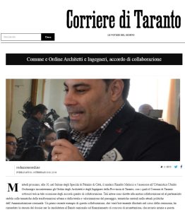 corriere di taranto 16 febb 2019