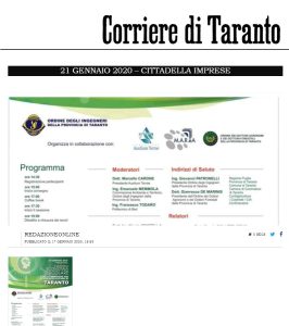 corriere di taranto 17 gen 2020