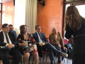 i consiglieri Merlino e Micolucci ascoltano intervento Floriana Ferrara (25 maggio 2019)
