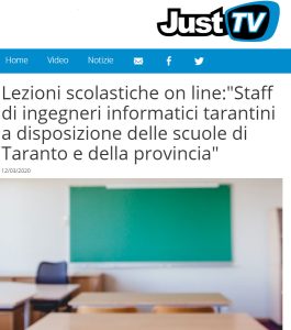 just tv 12 marzo 2020